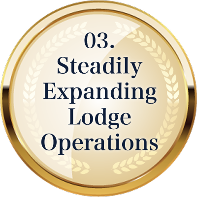 We are steadily expanding the number of lodges we manage in the Myoko area.